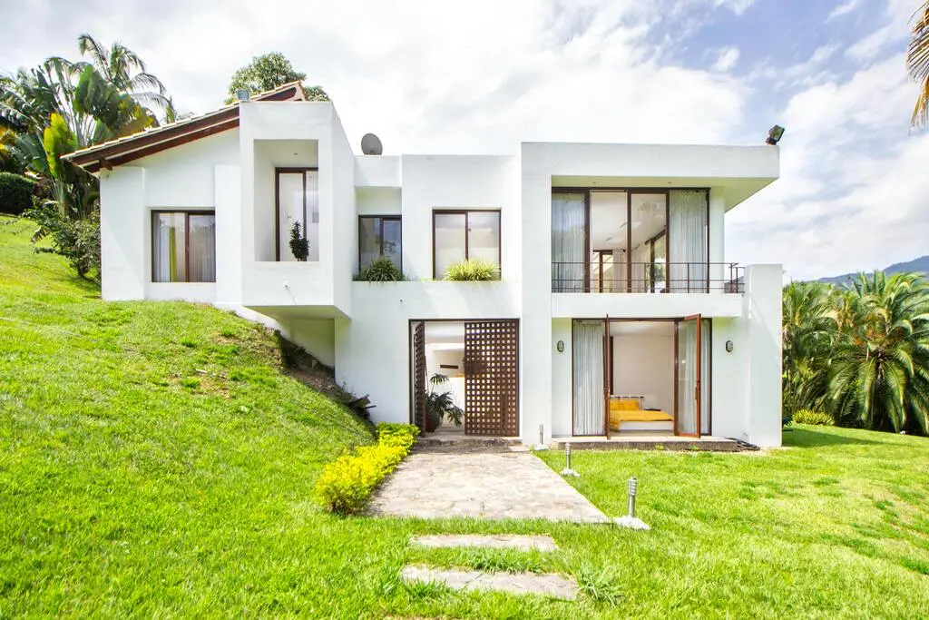 Luxury villa with staff